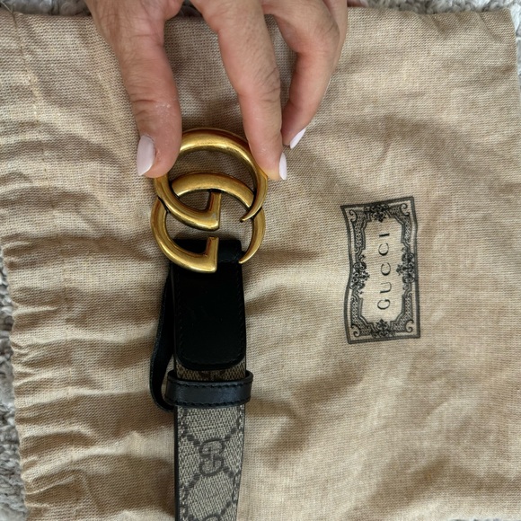 Gucci GG MARMONT THIN BELT - Picture 2 of 4